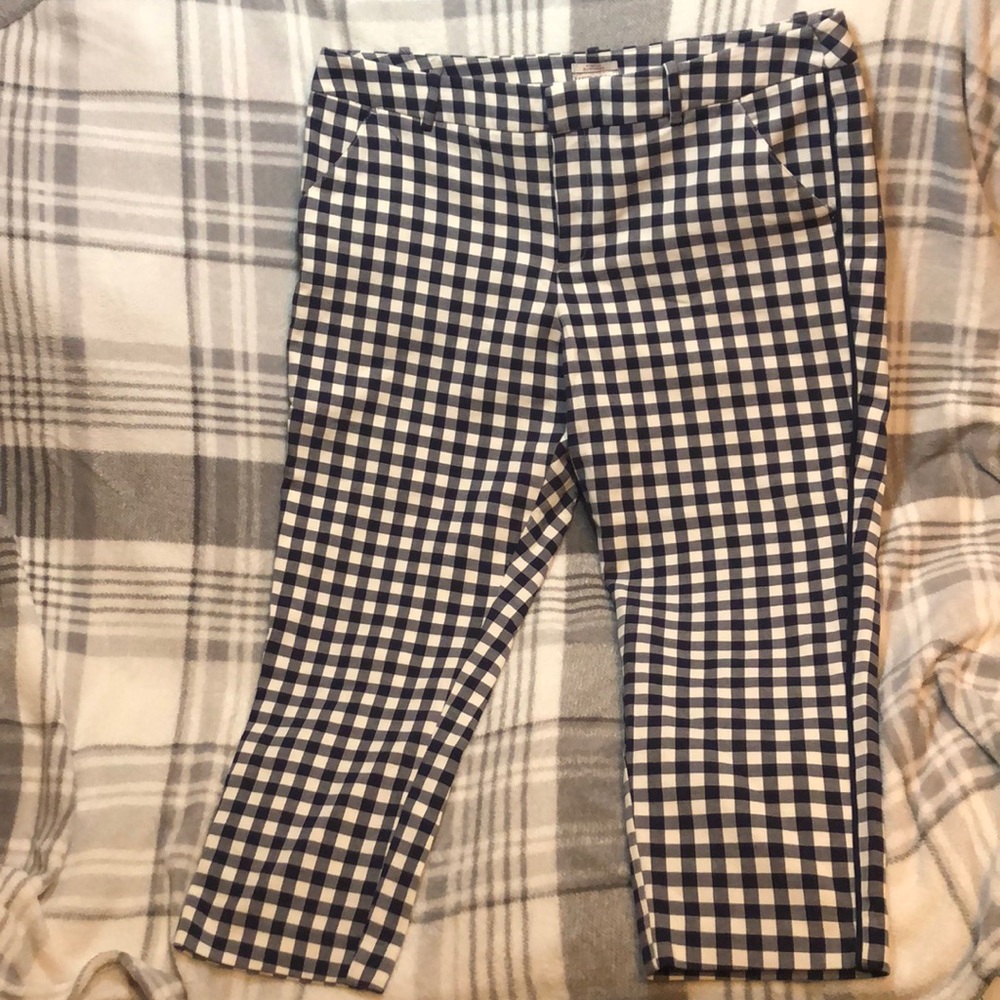 Merona Plaid Capri Pant size 16